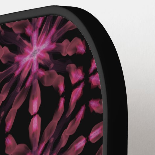 Neon Glow Light Sticks Abstract Patroonontwerp Pickleball Paddle (Links Detail)