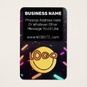 Neon Glow Nightclub Bar Concert VIP Personnel de l (Dos)