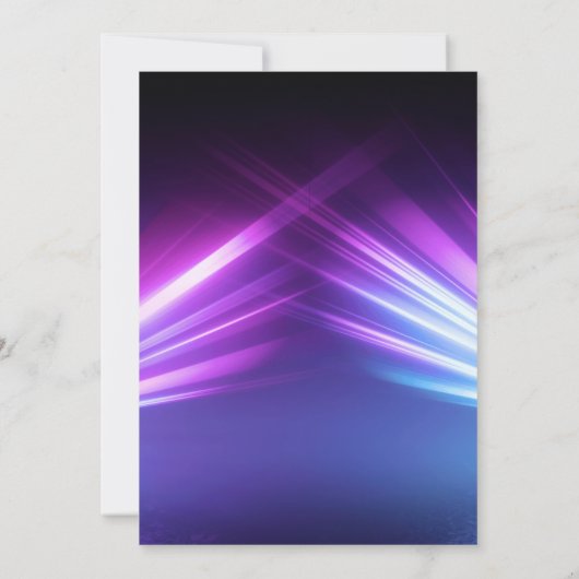 Neon Glow Retro Arcade Gaming Birthday Party Kaart (Achterkant)