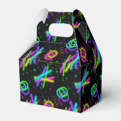 Neon Glow Stick Bar Mitzvah ID991 Bedankdoosjes (Achterkant)