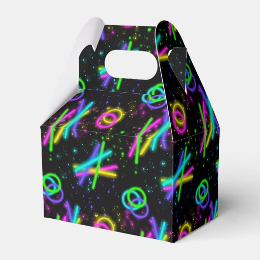 Neon Glow Stick Bar Mitzvah ID991 Bedankdoosjes (Achterkant)