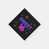 Neon Glow Sweet 16 ID760 Servet (Hoek)