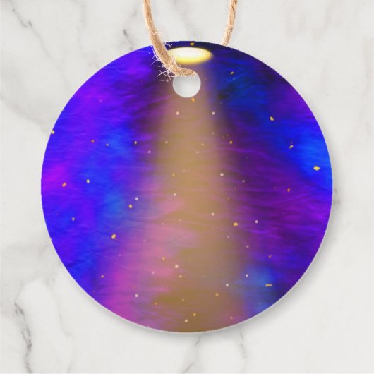 Neon Glow Teken Karaoke Verjaardagsfeestje Dank u Bedankjes Labels (Achterkant)