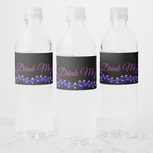 Neon Glow Water Bottle Labels voor bruiloft Waterfles Etiket (Flessen)