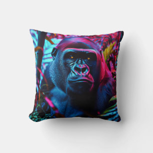 Neon Gorilla Kussen