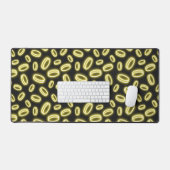 Neon Goud dat Valt Bureaumat (Keyboard & Muis)