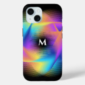 Neon Gradient Optical Illusion-ontwerp Case-Mate iPhone Case (Achterkant)