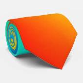 Neon Gradient Rainbow Abstract Stropdas