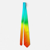 Neon Gradient Rainbow Abstract Stropdas
