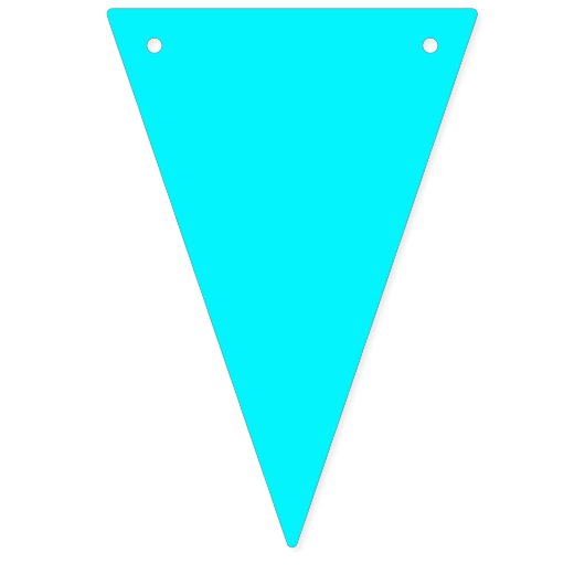 Neon Gradient Thème Triangulaire Bannière de Bunta (Deuxième drapeau)