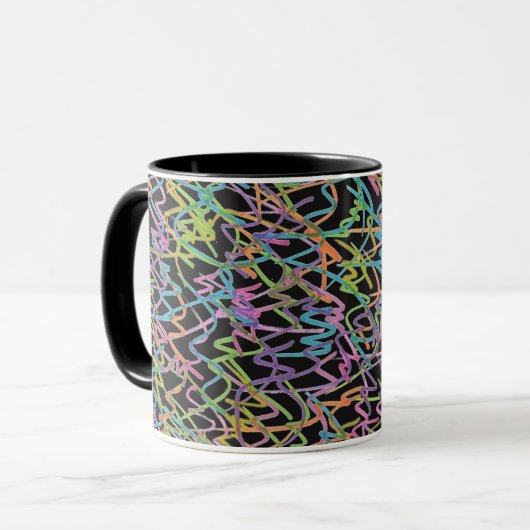 Neon Graffiti Mug (Devant gauche)