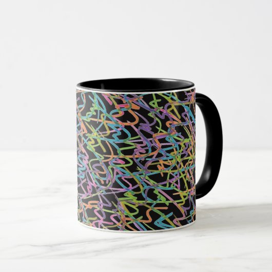 Neon Graffiti Mug (Devant droit)