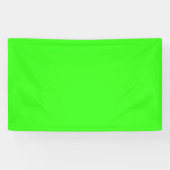 Neon Green aangepaste evenementenbanner Spandoek (Horizontaal)