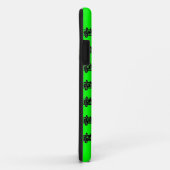 Neon green black music treble clef iphone 5 coque (Dos/Droite)