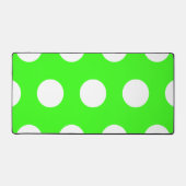 Neon Green Blanc Grand Pois (Recto)