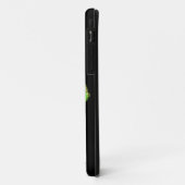 Neon Green Carnation Flower w/ Jouw naam Case-Mate iPhone Case (Achterkant/links)