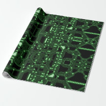 Neon Green Circuit Board | Aangepast