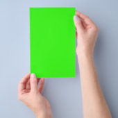 Neon Green Customizable Flyer (Hand)