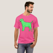 Neon Green Dog T-shirt (Voorkant volledig)