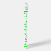 Neon Green Doodle iPhone Case – Abstract Line Art (Achterkant / Rechts)