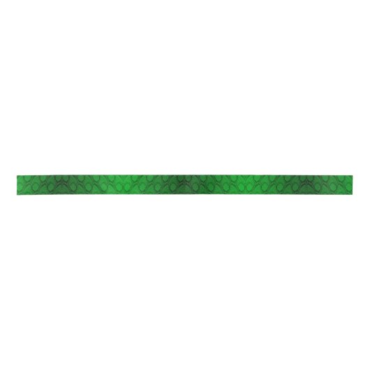 Neon Green en Black Snake Skin Reptile Scales Lint (Voorkant)