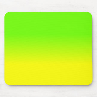 Neon Green en Neon Yellow Ombré Shade Color Fade Muismat