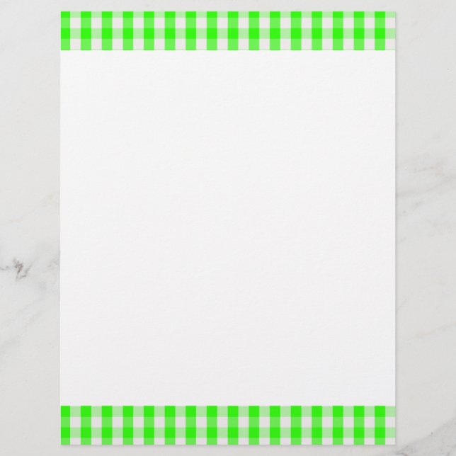 Neon Green Gingham Pattern van Shirley Taylor (Voorkant)