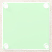Neon Green Glazen Onderzetter (Achterkant)
