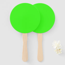 Neon Green Handheld Fan Set – Customizable Handwaaier