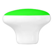 Neon Green Keramische Knop (Zijkant)