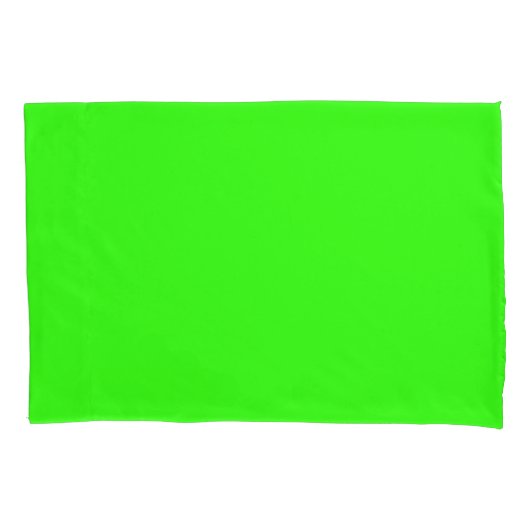 Neon Green Kussensloop (Voorkant)