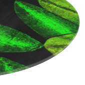 Neon Green Leaves Art. Snijplank (Hoek)