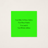 Neon Green Makeup Artist Salon (Dos)