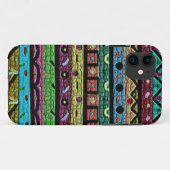 Neon Green Mosaic Case-Mate iPhone Case (Achterkant (horizontaal))