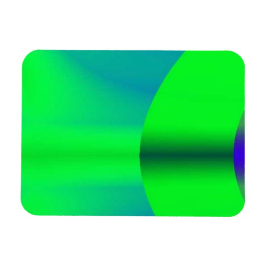 Neon Green Shadow Magnet Magneet (Horizontaal)