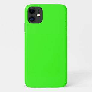 Neon Green Solid Color iPhone 11 Hoesje