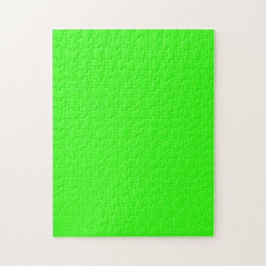 Neon Green Solid Color Legpuzzel (Verticaal)