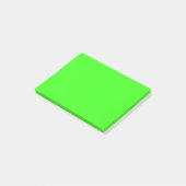Neon Green Solid Color Post-it® Notes (Schuin)