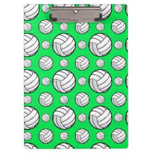Neon Green Volleyball Pattern Klembord