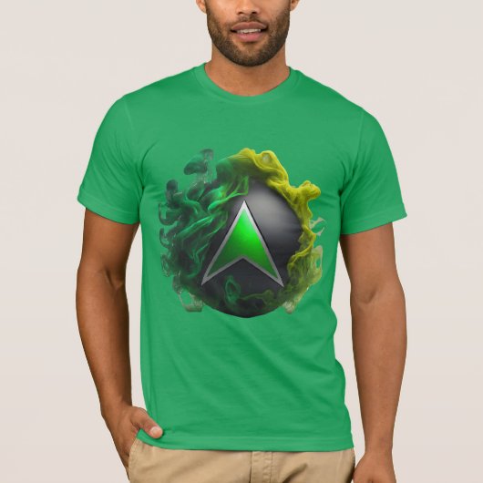 Neon Green Xbox Smoke T-shirt (Voorkant)