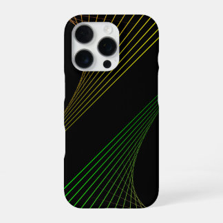 Neon Gridlock iPhone 16 Pro Hoesje