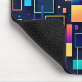 Neon Gridlock Muismat (Hoek)