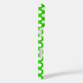 Neon groen met witte stippen Case-Mate iPhone case (Achterkant / Rechts)