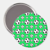 Neon groen Voetbal Magneet (Voorkant / Achterkant)