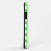 Neon Groen Wit Geruite Checkerboard  Case-Mate iPhone Case (Achterkant/rechts)