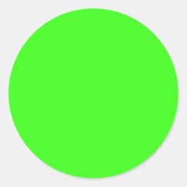 Neon Groene Aangepaste Cirkelstickers Ronde Sticker
