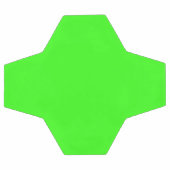 Neon groene aangepaste voetbal (Enkel)