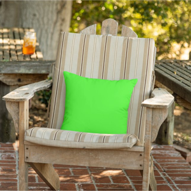 Neon groene buitenkussen (Stoel)