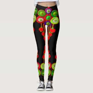 Neon Groene Dreamcatcher Mandala Zwarte Vrouwen Le Leggings