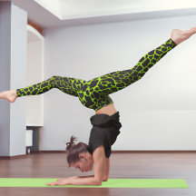 Neon Groene Giraffe vlekken Patroon